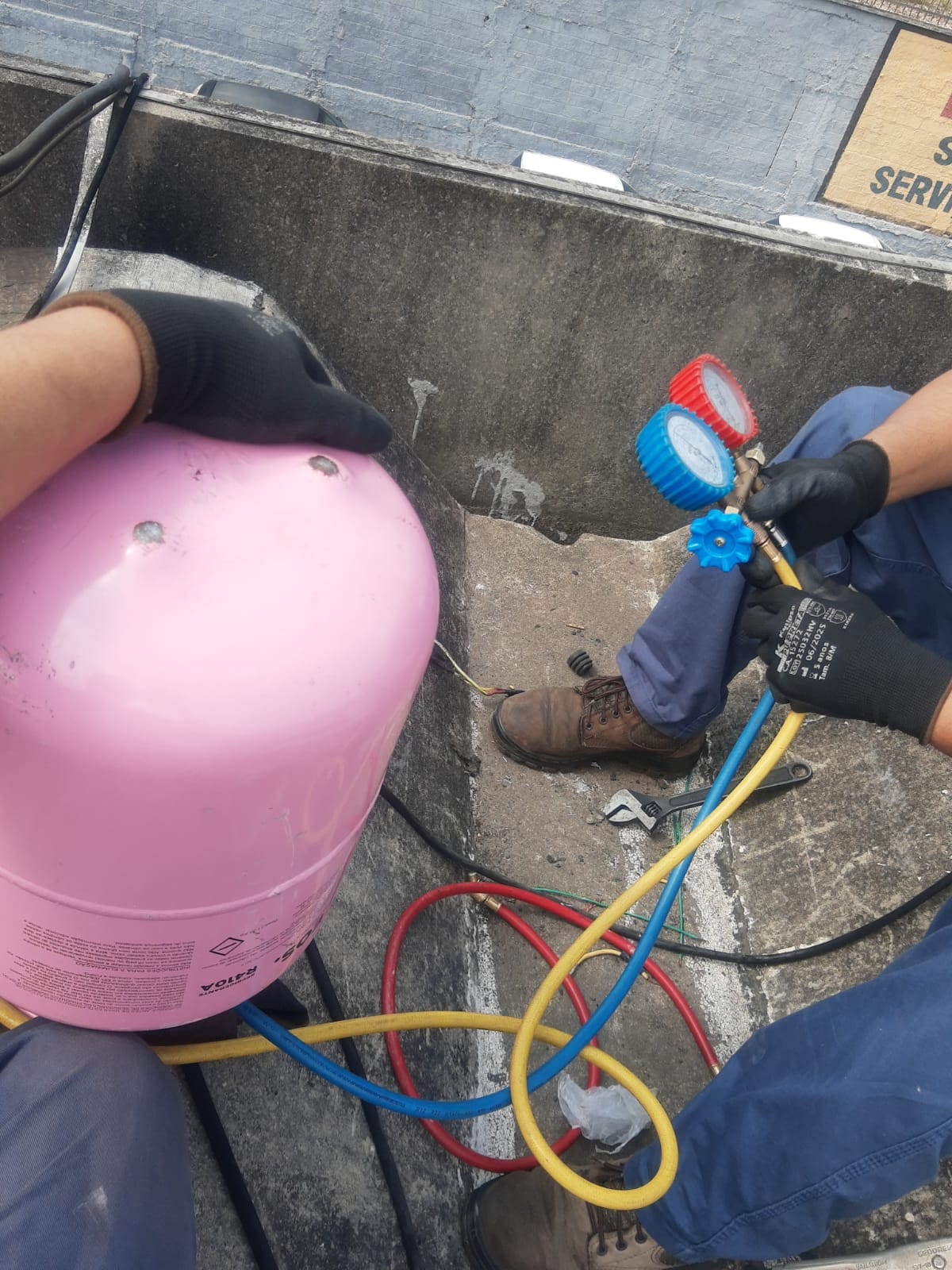 Atendimento com fluido refrigerante — Air Prime