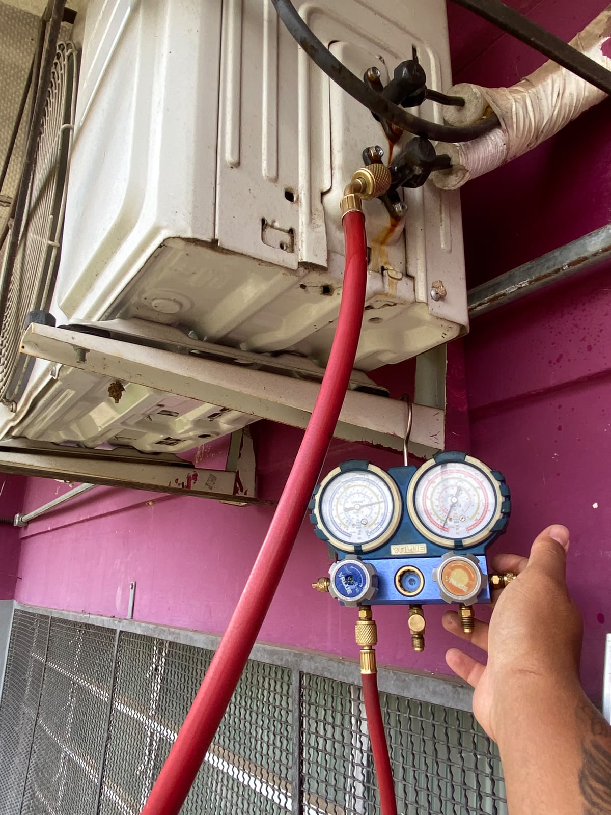 Medição em unidade externa — Air Prime
