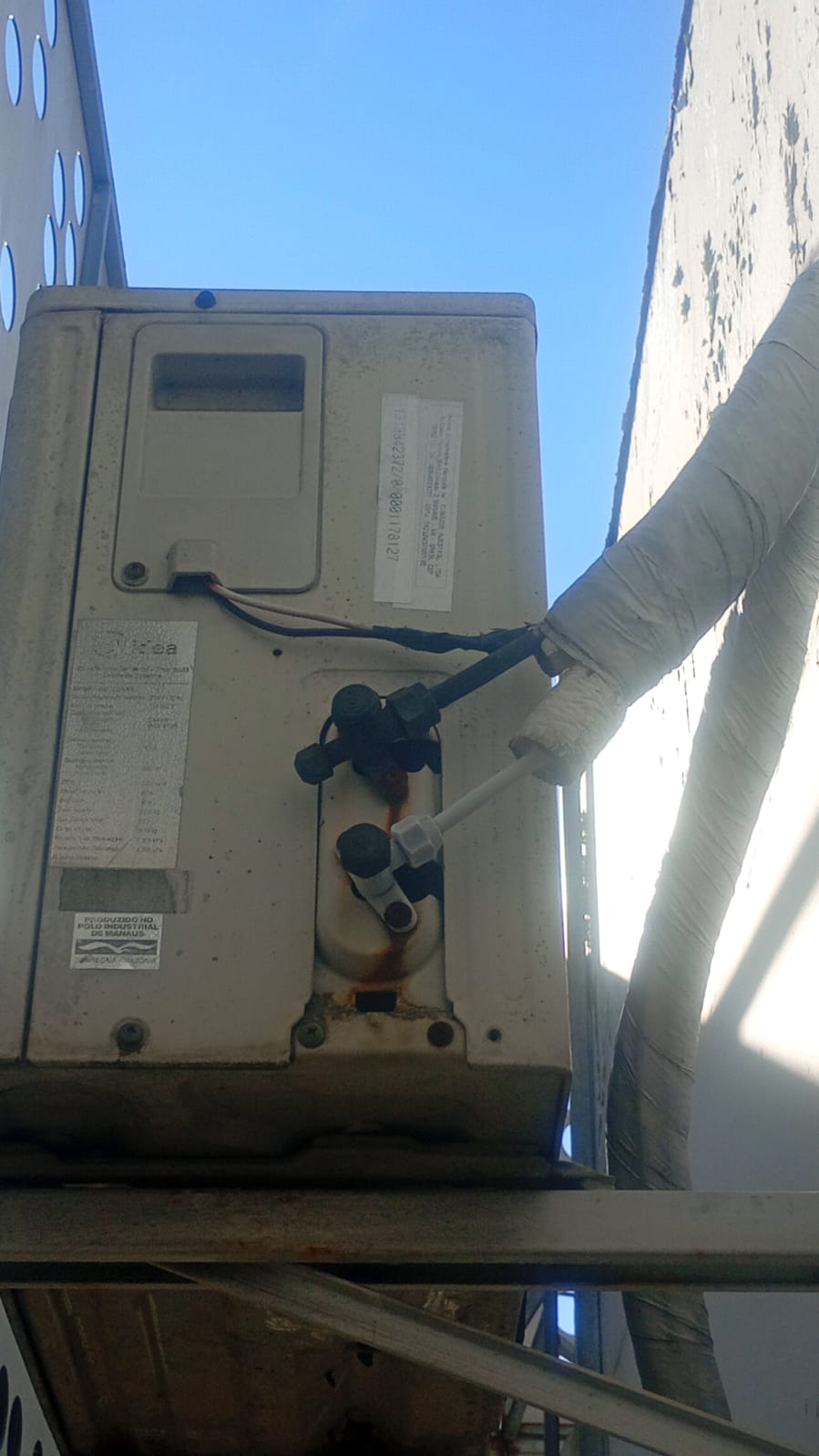 Unidade externa instalada — Air Prime